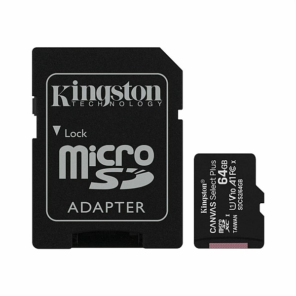 Atmiņas karteandisk Kingston 64GB CL10 MicSDHC