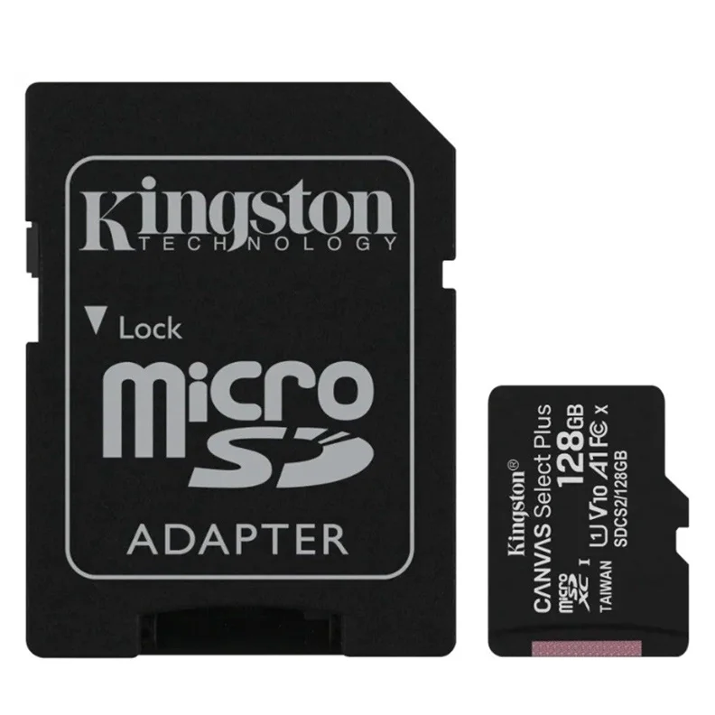 Atminties kortelė Kingston 128GB CL10 MicSDHC+adapteris