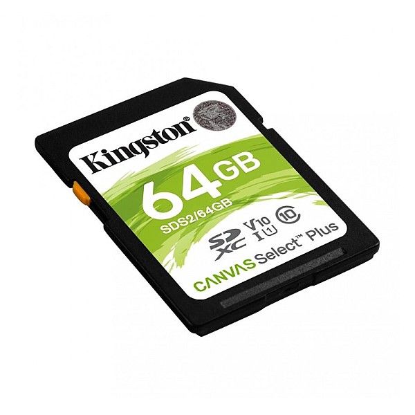 CARD MEM KINGSTON  64GB CL10 SDXC CNV