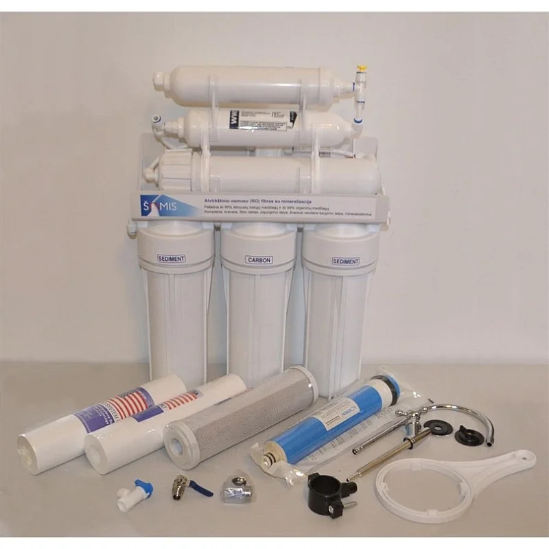 Sistēma ūdens tīrīšanas RO 6 pak.S0075 Sistēma ūdens tīrīšanas RO 6 pak.S0075
