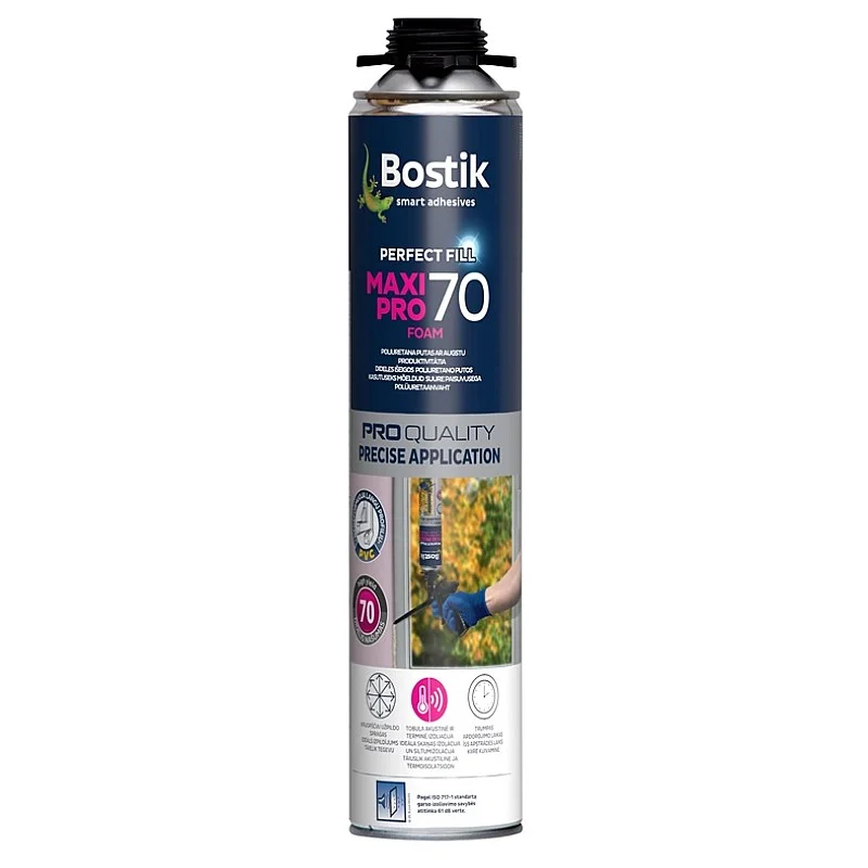 Putos Maxi 70 Pro Bostik. pistoletinės. 870 ml