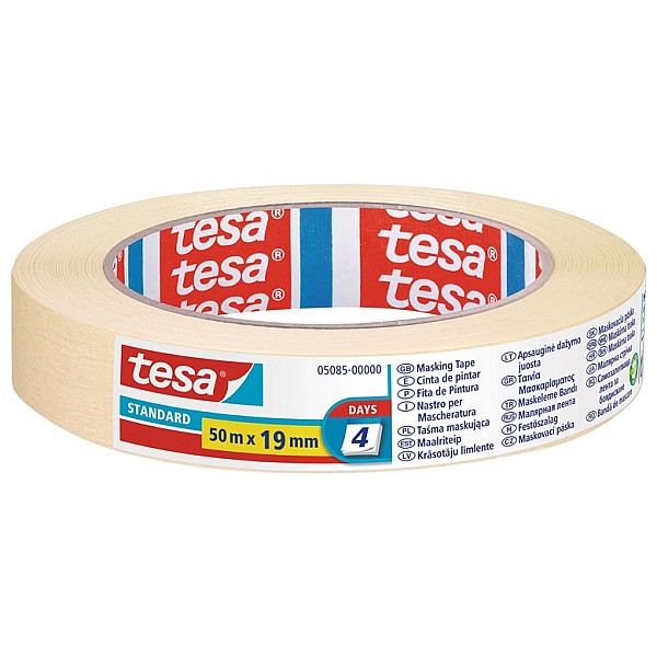 MASKING TAPE STANDARD TESA 4D 50MX19MM