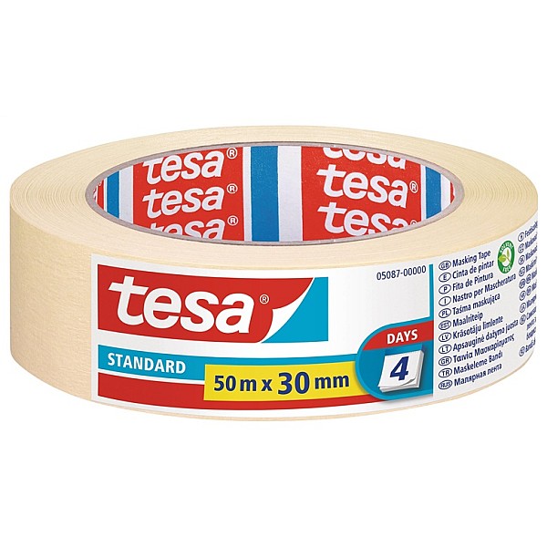 MASKING TAPE STANDARD TESA 4D 50MX30MM