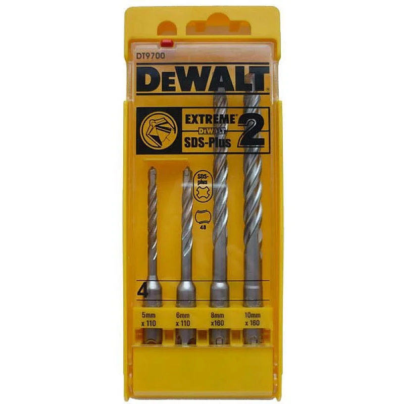 Mūro grąžtų rinkinys DeWalt SDS+ EXTREME.  4 vnt