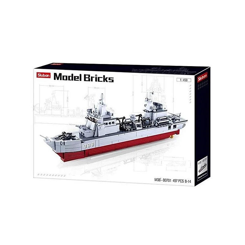 BLOCKS SLUBAN SUPPLY SHIP M38-B0701