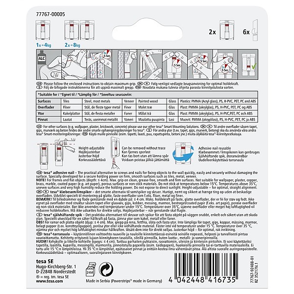 KABLIUK RĖMEL PAKAB 77767 2X4KG PLYT REG