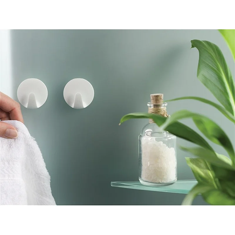 Kabliukai. apvalūs. 57577 3X1kg. balti Kabliukai. apvalūs. 57577 3X1kg. balti