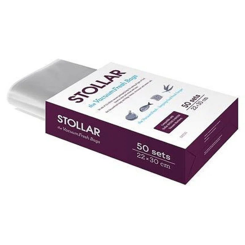 Vakuuminiai maišeliai maistui Stollar SAT50. 50 vnt Vakuuminiai maišeliai maistui Stollar SAT50. 50 vnt