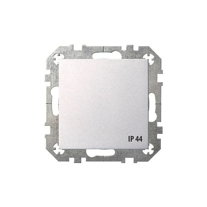 Kištukinis lizdas LIREGUS EPSILON. metalo spalvos. IP44