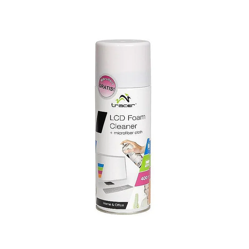 Tracer LCD Foam Cleaner 400 ml + Microfiber Tracer LCD Foam Cleaner 400 ml + Microfiber