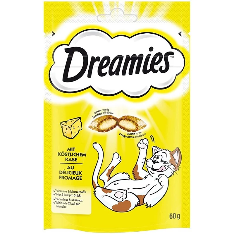 Skanėstai katėms Dreamies su sūriu. 60 g