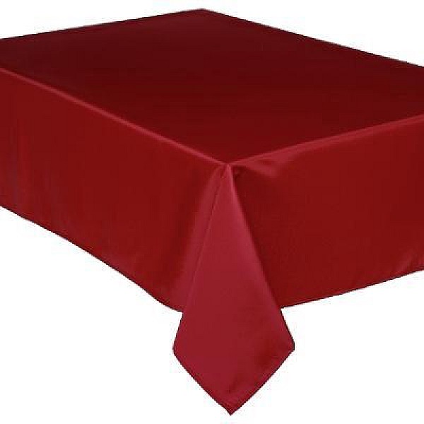 TABLECLOTH RED ANTI-STAIN 140X240CM