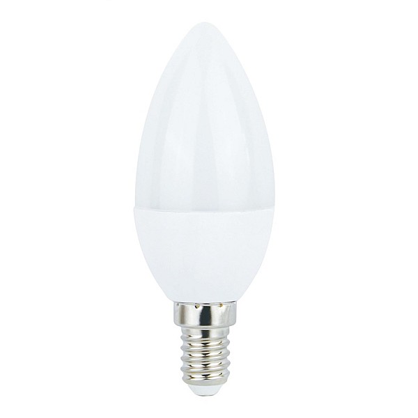 LED lemputės OKKO. C37. E14. 6 W. 510 lm. 3000 K. 3 vnt.