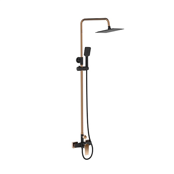 SHOWER COLUMN MIDNIGHT BLACK/GOLD