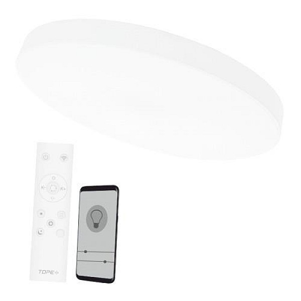 PLAFOND BOSTON2X48W D60 RC 7200LMLED