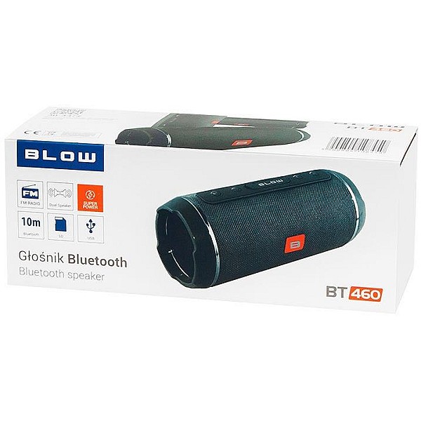 Bezvadu skaļrunis Blow BT-460 Black. 20 W