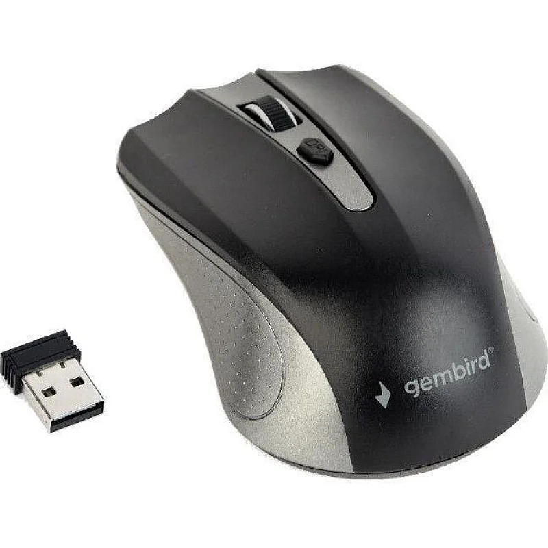 Gembird MUSW-4B-04 Wireless Optical Mouse Black/Grey Gembird MUSW-4B-04 Wireless Optical Mouse Black/Grey