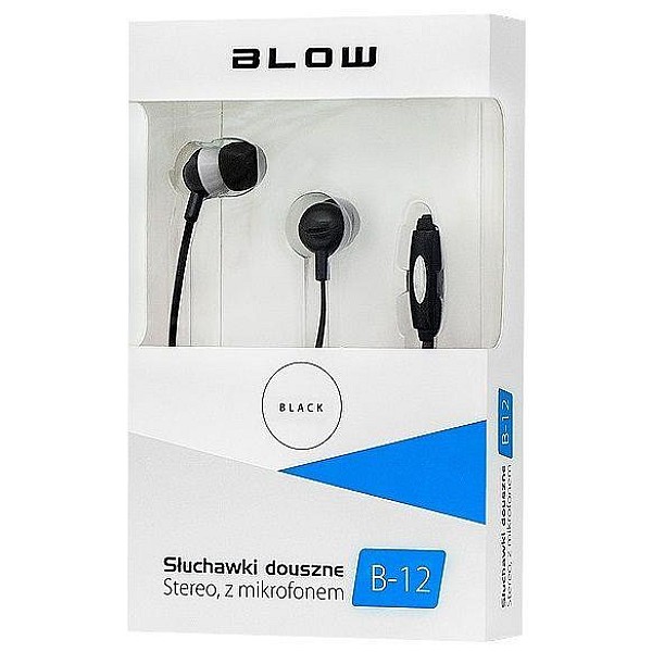 Ausinės Blow Earphones B-12 Black