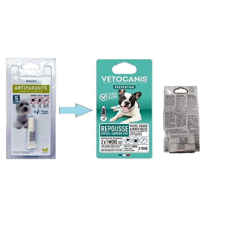 SMALL DOGS SPOT-ON 2X2ML  20%M