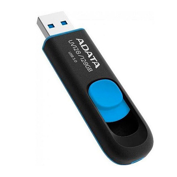 Atslēga USB3.0 UV128 128GB MELNA+ZILA