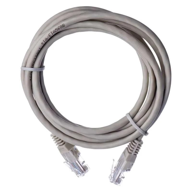 Kabelis EMOS RJ-45 M. RJ-45 M. 2m. pelēks S9123 Kabelis EMOS RJ-45 M. RJ-45 M. 2m. pelēks S9123