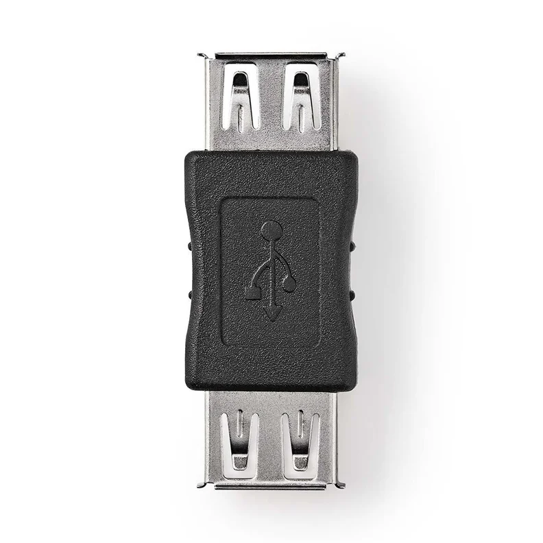 USB 2.0 ADAPTER AFEMALE-AFEMALE BLACK