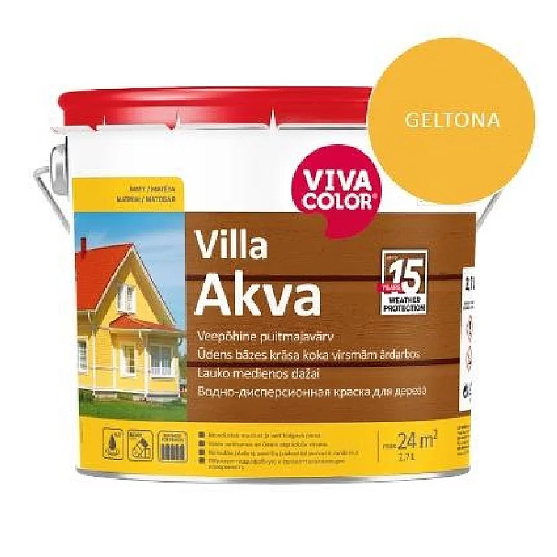 PAINT FACADE VILLA AKVA YELLOW 502X 2.7L