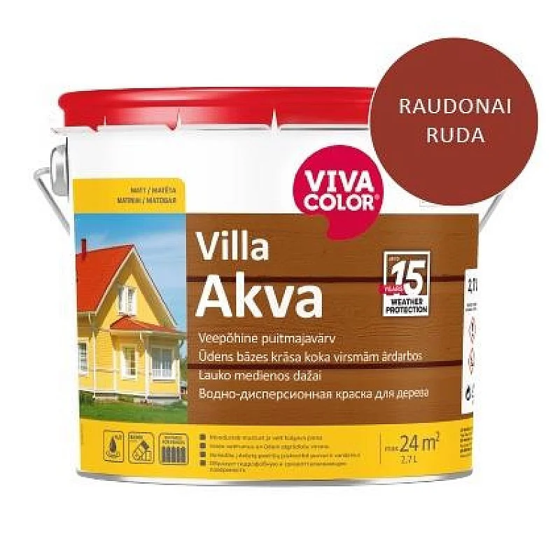 PAINT FACADE VILLA AKVA REDBR 2669X 2.7L PAINT FACADE VILLA AKVA REDBR 2669X 2.7L