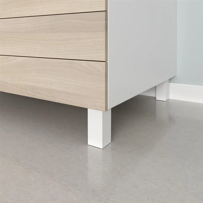 Kājiņa Rei 40x40x100. balta Kājiņa Rei 40x40x100. balta