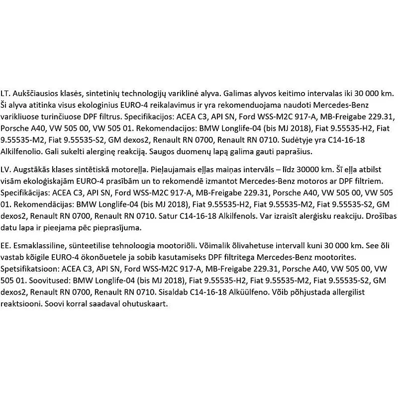 ENGINE OIL LIQUI MOLY TOP TEC 5W40. 1 L
