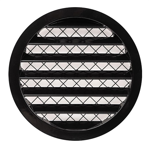 GRILLE ALUMINIUM ALLOY 125MM BLACK