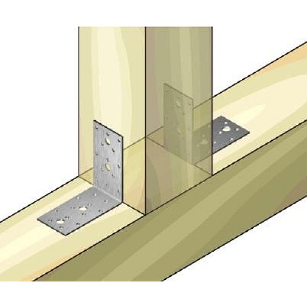 ANGLE BRACKET 80X80X50X2.5 11MM HOLES(50