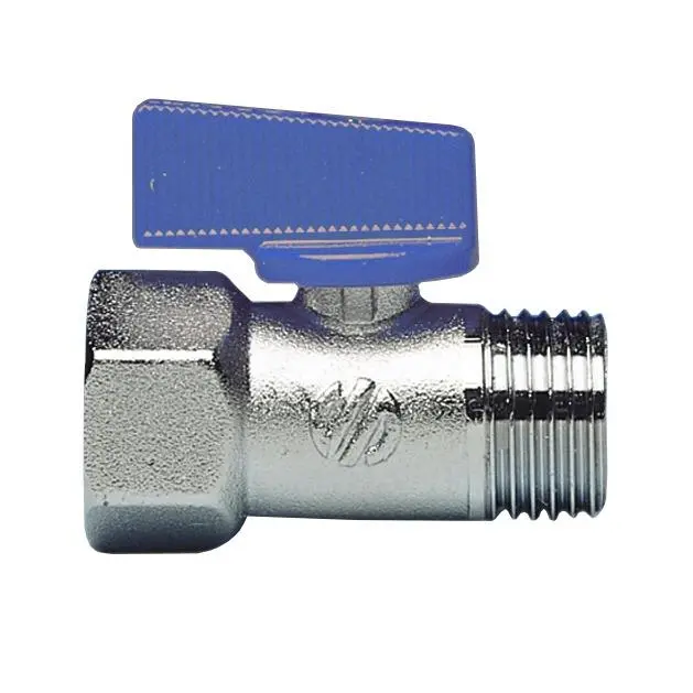 VALVLE MINI 1/2 M/F BLUE HANDLE