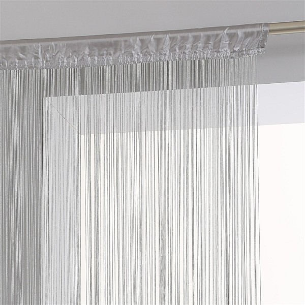 CURTAIN GREY THREAD 90X200 D