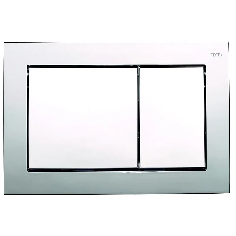 TECEBASE TOILET PUSH PLATE CHROME BRIGHT