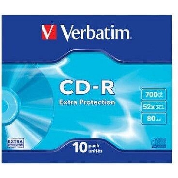 Diskai CD-R 700MB 10vnt Verbatim 43415