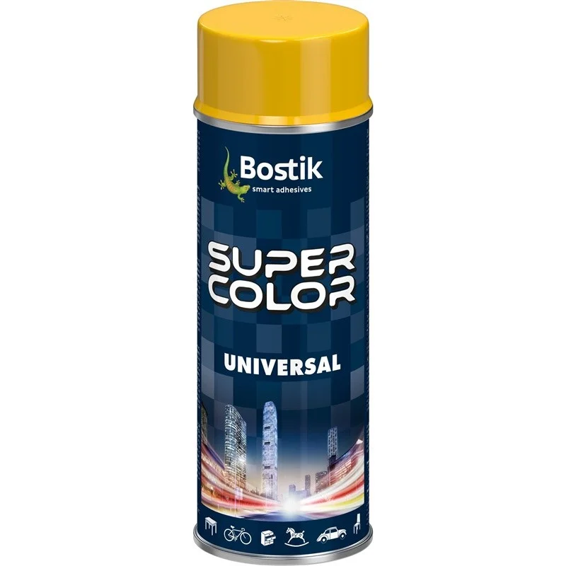 Aerozoliniai dažai SC Bostik. geltoni. R-1023. 400 ml