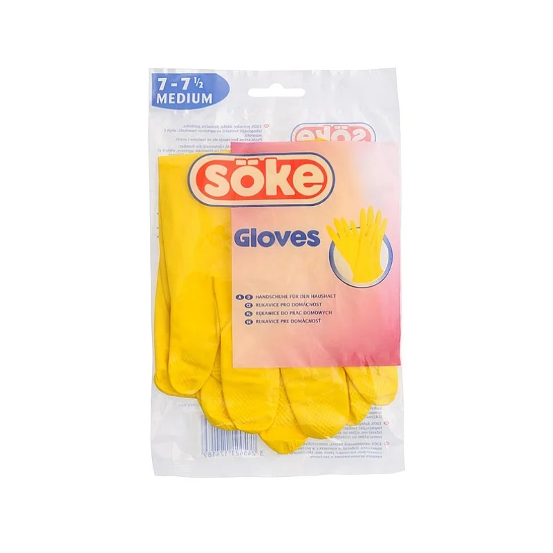 GLOVES SÖKE RUBBER M SIZE YELLOW