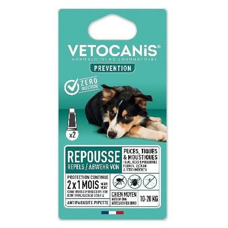 MIXTURE FOR DOGS 10-20KG 2X3ML