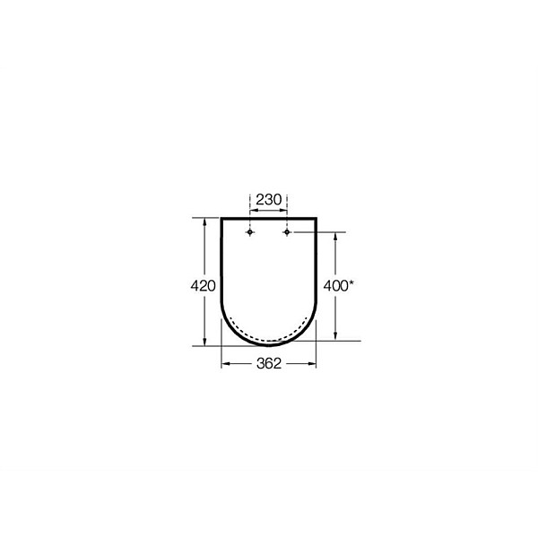 Dangtis unitazo Roca Meridian A8012AC00B