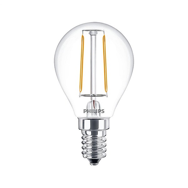 LED lemputė PHILIPS. P45. E14. 2 W. 250 lm. 2700 K