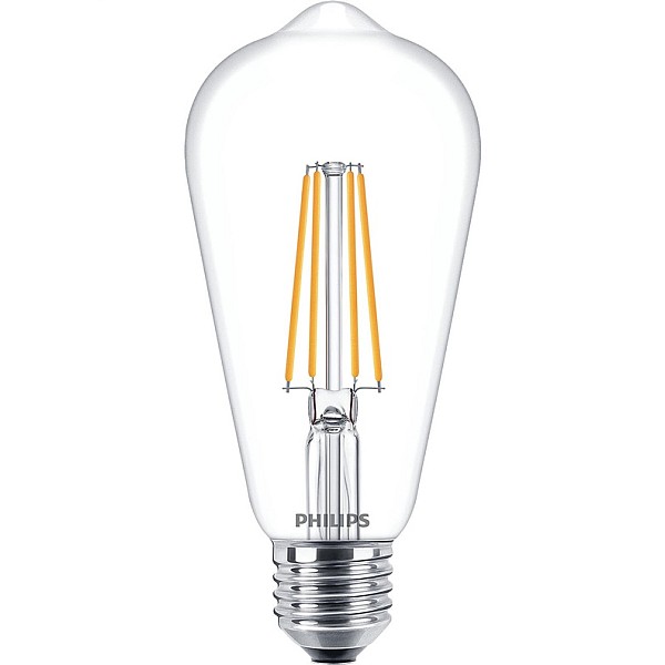 LED lemputė PHILIPS. ST64. E27. 7 W. 806 lm. 2700 K