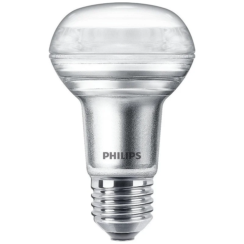 LED lemputė PHILIPS. R63. E27. 4.5 W. 410 lm. 2700 K