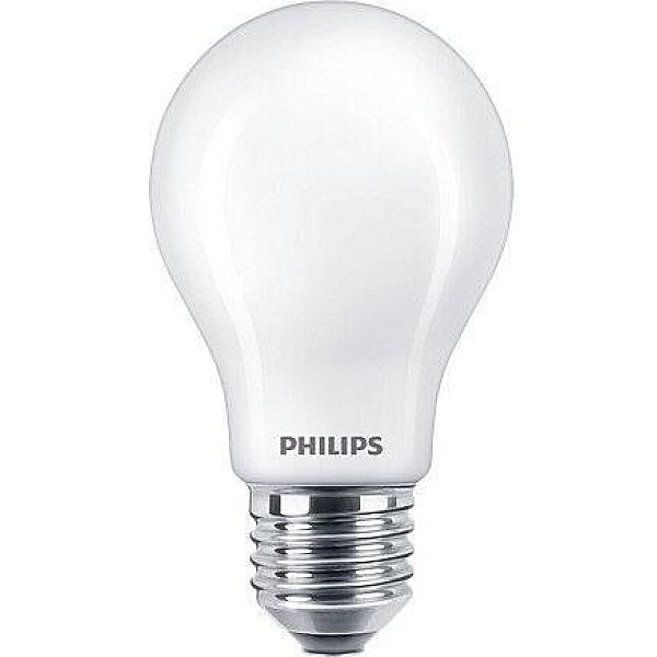 LED lemputė PHILIPS. E27. 6.5 W. 80–806 lm. 2200–2700 K