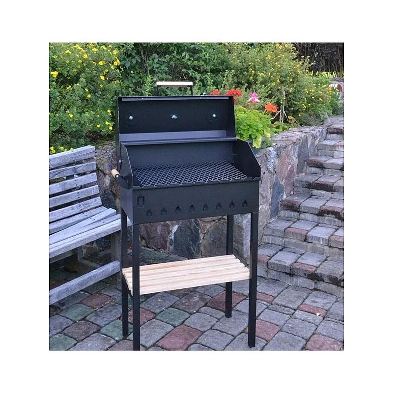 ABAS BBQ GRILL MEDIUM WITH MOUNTED COVER ABAS BBQ GRILL MEDIUM WITH MOUNTED COVER