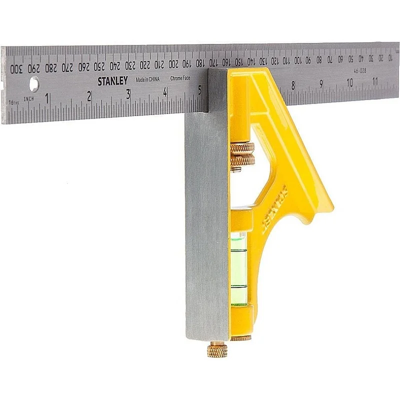 Stūra lineāls Stanley Combination Square. 300 mm