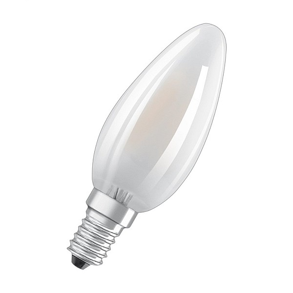 LED lempa Osram B35. 4W. E14. 4000K. 470lm. matinė