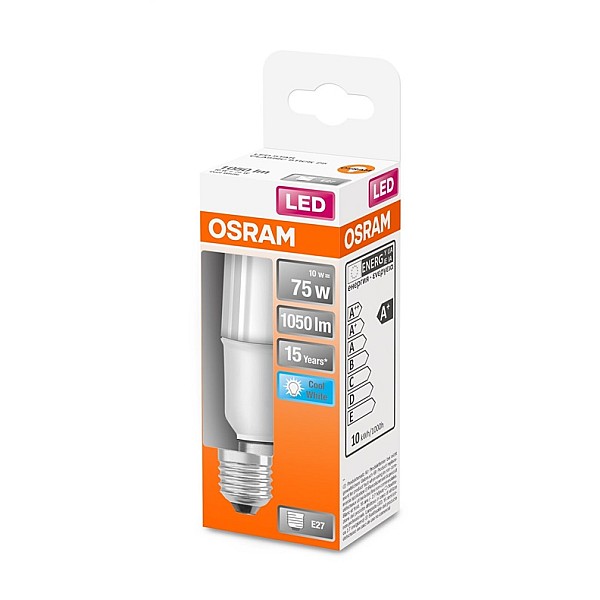 LED lemputė OSRAM. S15. E27. 10 W. 1050 lm. 4000 K