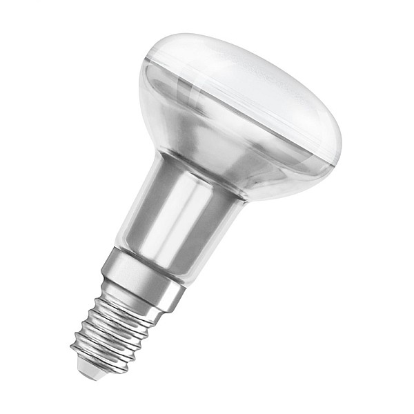 LED lempa Osram. R50. 36°. 4.3W. E14. 2700K. 345lm. skaidri