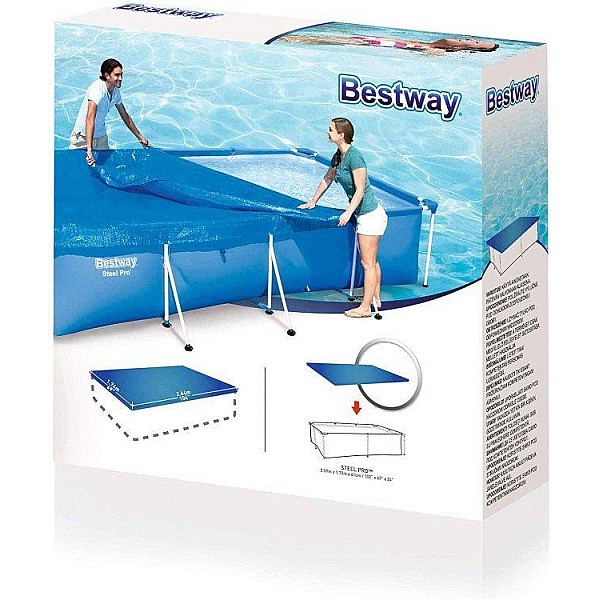 BESTWAY POOL COVER 58105 2.59M X 1.70M